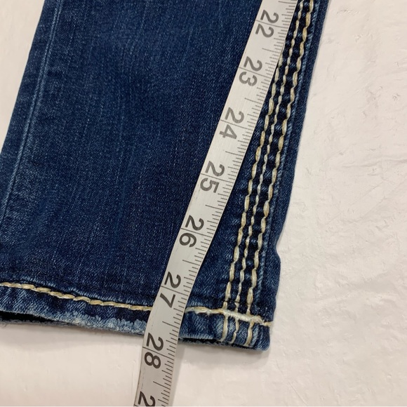 Rock Revival Boris Skinny Embroidered Distressed Skinny Jeans Women’s 30 - Picture 12 of 12